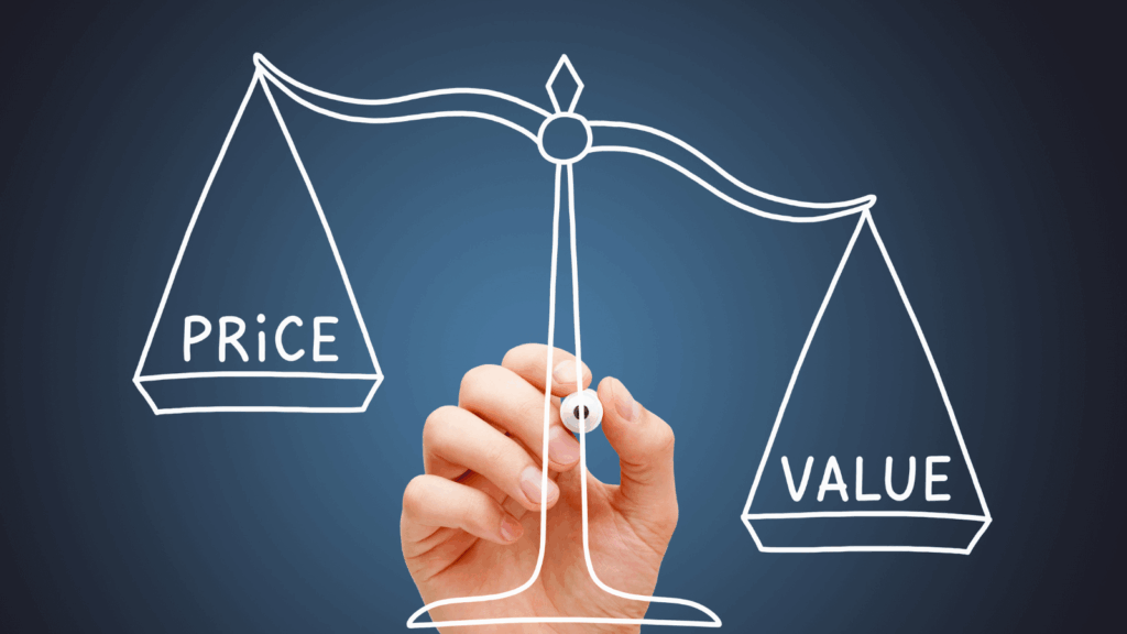 τιμή ιστοσελίδας και αξία ιστοσελίδας. price and value of a website