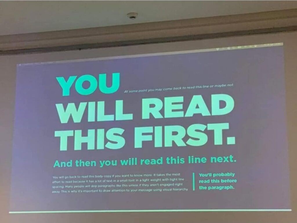 you will read this first, εικόνα που δείχνει την αξία του σωστού και δομημένου περιεχομένου σε μία ιστοσελίδα