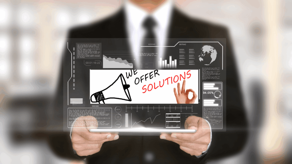 we offer solutions - services