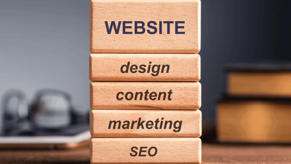 website design content marketing seo