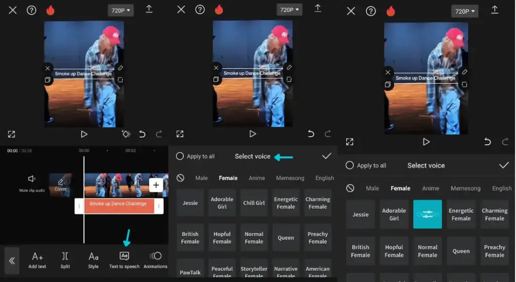 CapCut AI για Reels: Πλήρης οδηγός για δημιουργία περιεχομένου στα Social Media 4 Text to Speech capcut