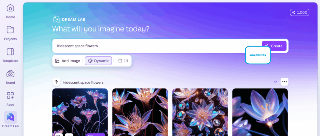 canva dream lab