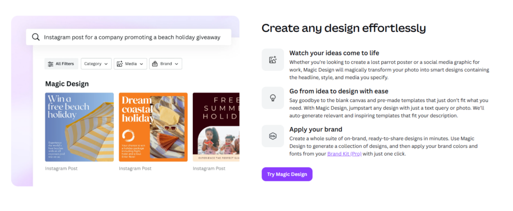 canva magic design