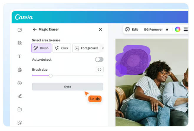 canva magic eraser